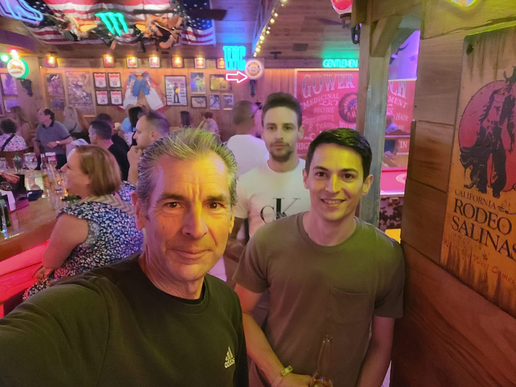The band at the Western Saloon, Benidorm