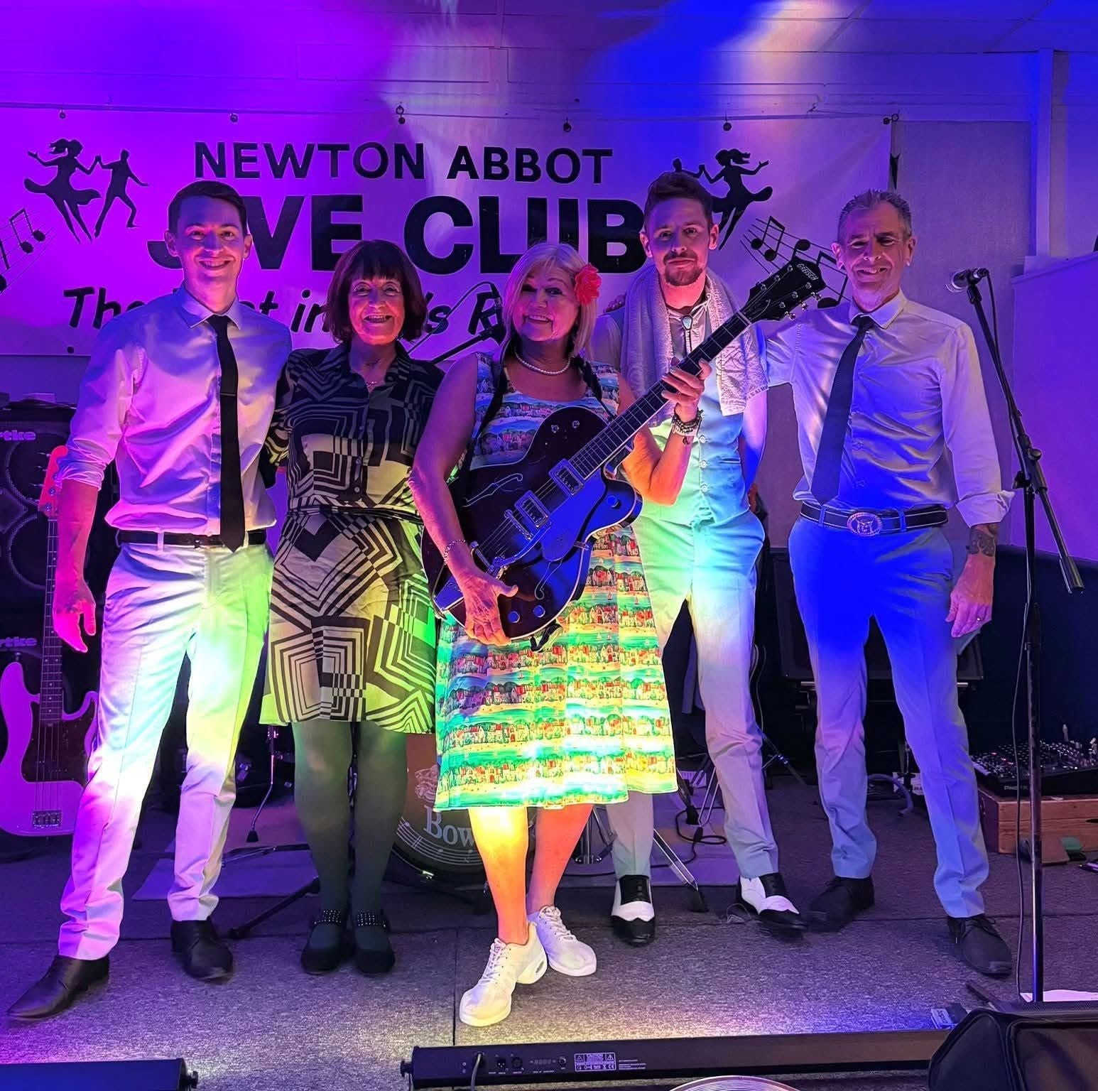 Newton Abbot Jive Club — with fans after the show