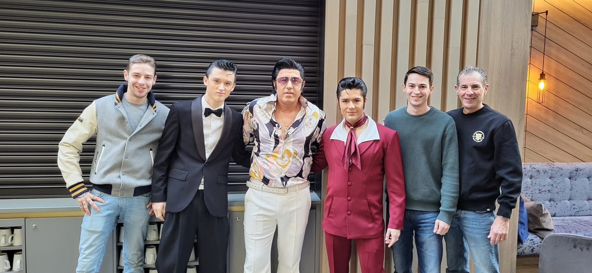 With the Elvis tribute artists