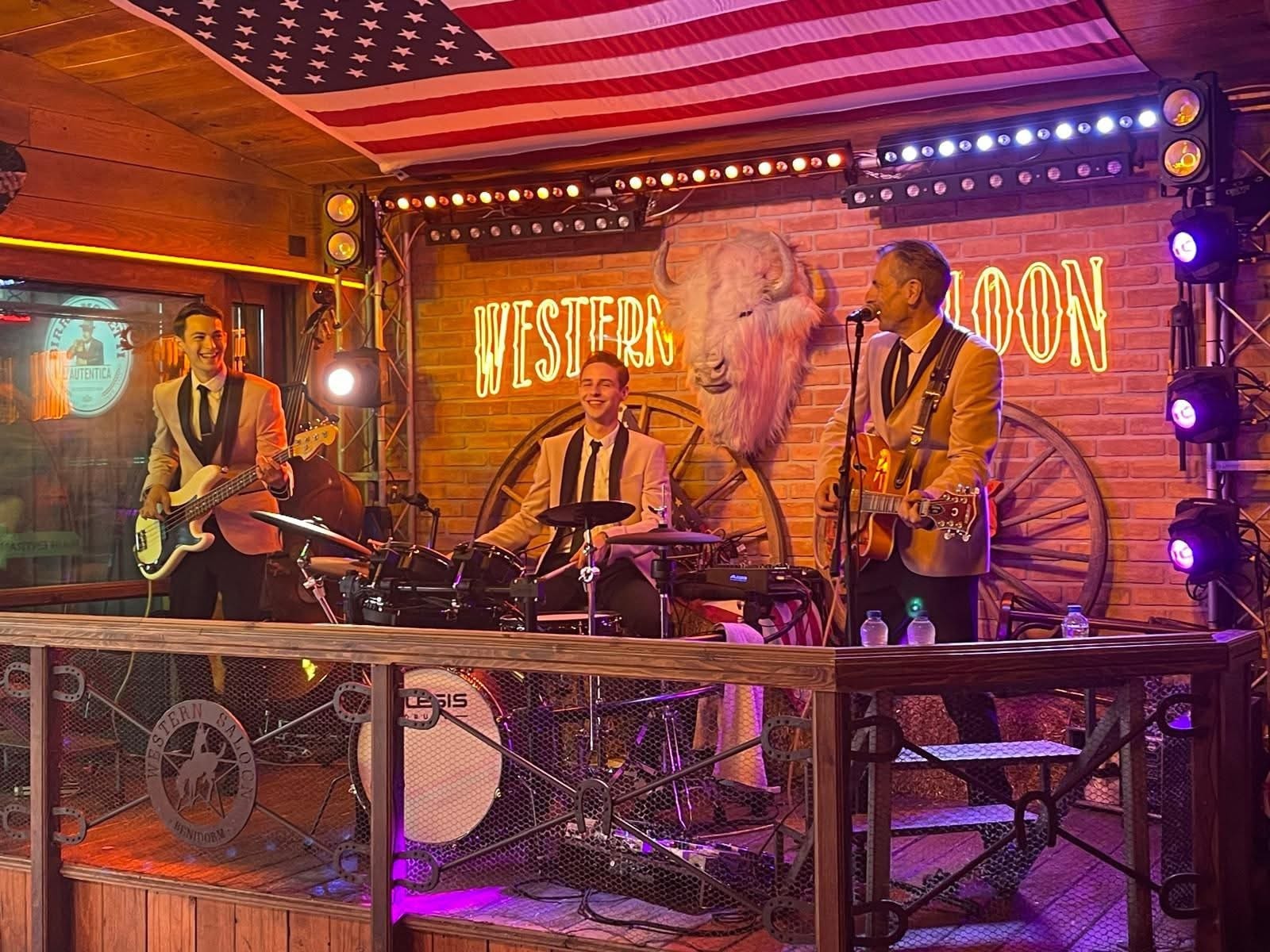 Live at a Rock and Roll club night — packed room